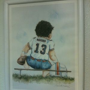 NFL Miami Dolphins Dan Marino Picture 20x26